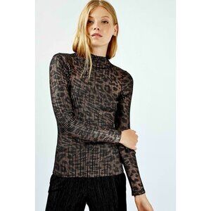 Topshop Animal Foil Print Sweater